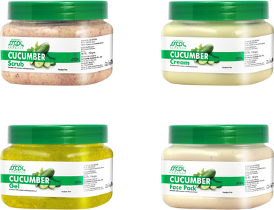 

SSCPL Herbals Cucumber Beauty & Facial Kit(Set of 4)