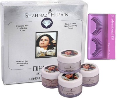 

Professional kit Eyelashes,Shahnaz Husain Gold Skin Radiance And Diamond Facial Kit Combo 80 g (Set of 8)(Set of 2)