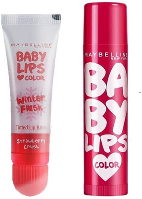 

Maybelline New York Baby Lips Color (Berry Crush) + Strawberry Crush Lip Balm(Set of 1)