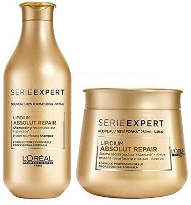 

L'Oreal Professionnel Lipidium Absolut Repair Shampoo And Masque(Set of 2)