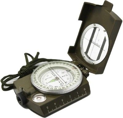 Zahuu Professional Multifunction Military Army Metal Waterproof Compass Compass(Green)