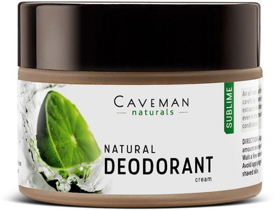 

Caveman Naturals Deodorant (Sublime), Aluminum-free, Alcohol-free, 100% Natural, Organic Ingredients  Deodorant Cream - For Men & Women(50 g)