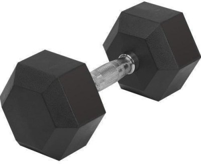 

Credence One Pc of 3kg Hex Rubber Coated Fixed Weight Dumbbell(3 kg)