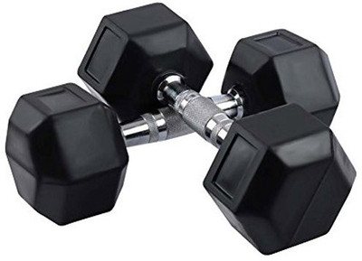 

Credence 4kg X 2pcs Rubber Coated Fixed Weight Dumbbell(8 kg)