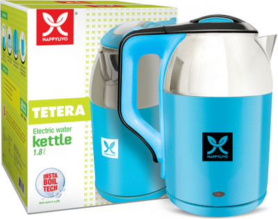 

happylivo Tetera Electric Kettle(1.8 L, Blue)
