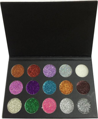 Stylezone EYE SHADOW GLITTER KIT WITH 15 MULTI COLORS 20 g(Multicolor)