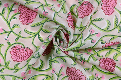 Ravaiyaa - Attitude Is Everything Cotton Blend Floral Print Kurta Fabric