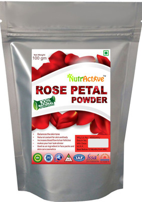 

NutrActive Rose Petals (Rosa Centifolia) Powder For Glowing Pink Skin Naturally(100 g)