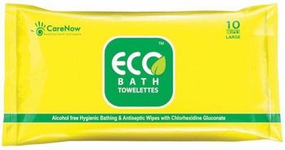 

ECO Bath Bathing and Refreshing Wipes Total 40 + 12 wipes = 52 wipes (4 Packs)(Pack of 52)
