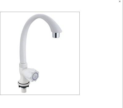 SBD SN-PVC PVC Swan Neck Tap With Big Neck Basin Mixer Faucet(Deck Mount Installation Type)