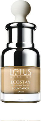 LOTUS MAKE - UP Ecostay Intensive Serum Foundation  (Toast, 20 ml)