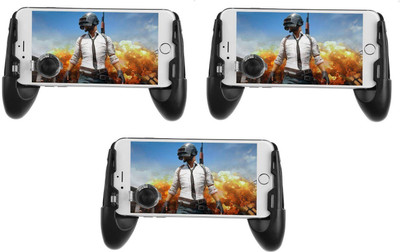

ROQ Set of 3 3 in 1 Mobile game joystick Grip Extended Handle Game Controller Sucker Gamepad Holder for 4.7-6.4 Inch Smart Phone Gaming Accessory Kit(Black, For Android, iOS)