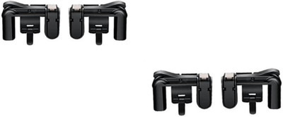 

STOCKHAWKERS Set Of 2 PUBG Sensitive Shoot/Aim Buttons L1 R1 Trigger Mobile Game Controller for Andriod & IOS Gaming Accessory Kit(Black, For Android, iOS)