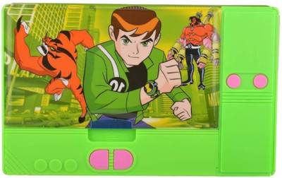

Oviwa Ben 10 Smart Kidz Cartoon Art Plastic Pencil Box (Set of 1, Multicolor) Geometry Box(Multicolor)