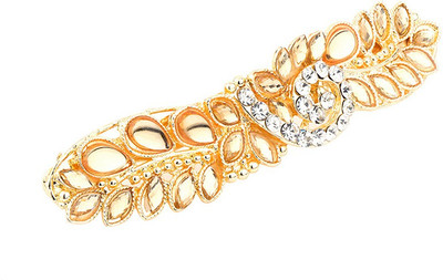 

Voylla Cocktail Hair Clip - Gold Hair Claw(Gold)