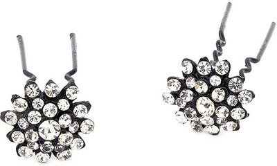 

Voylla Dark Star Hair Pin Bun Clip(Black)