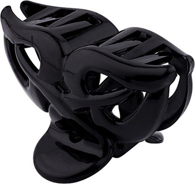 

Voylla Black Dual Leaf Motif Hair Clip Hair Claw(Black)