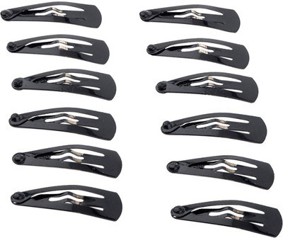 

Voylla School-Day Weekly Hair Clips Tic Tac Clip(Black)