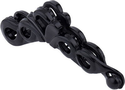 

Voylla Twisted Black Hair clip Banana Clip(Black)