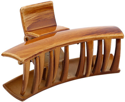 

Voylla Wooden Look Hair Jaw Hair Claw(Brown)