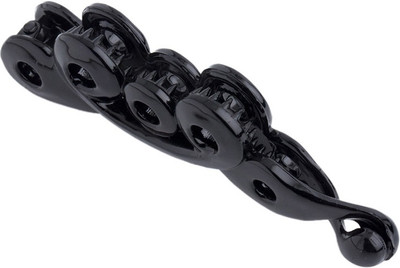 

Voylla Twisted Black Hair clip Banana Clip(Black)