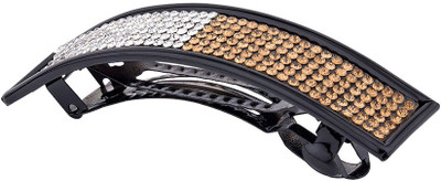 

Voylla Two Stunning Cocktail Hair Clip - Big Hair Claw(Black)
