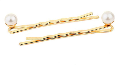 

Voylla Beady Head Pearl Hair Clip Hair Pin(Pink)