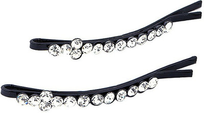 

Voylla Slim Black Studded Hair Pins Hair Pin(Black)