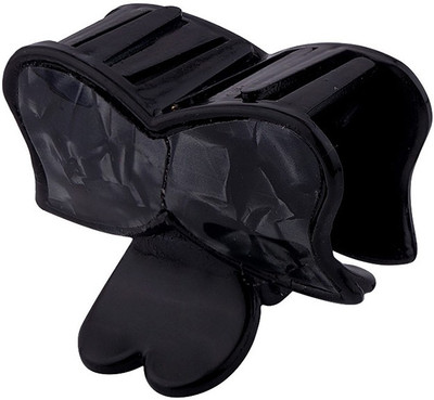 

Voylla Black Hair Clip with Thick Teeth Hair Claw(Black)