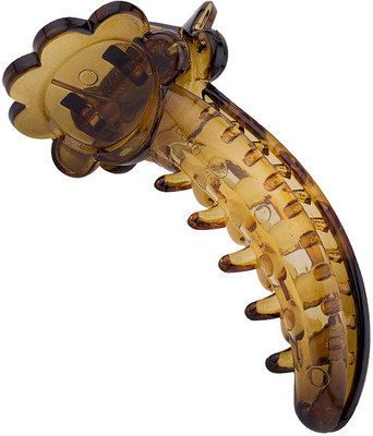 

Voylla Simply Brown Floral Hair Clip Banana Clip(Black)