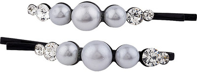 

Voylla Pearl Studded Hair Pins Hair Pin(Black)