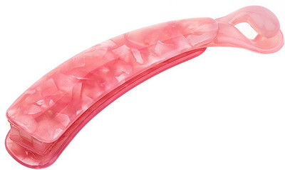 

Voylla 9 to 5 Bubble Gum Hair Clip Banana Clip(Pink)