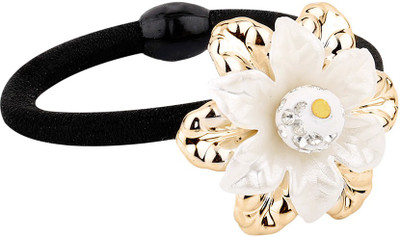 

Voylla Metallic Flower Black Hair Band Hair Band(Black)