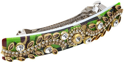 

Voylla Studded Vine Hair Clip Hair Claw(Gold)