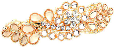 

Voylla Dual Toned Cocktail Hair Clip Hair Claw(Gold)