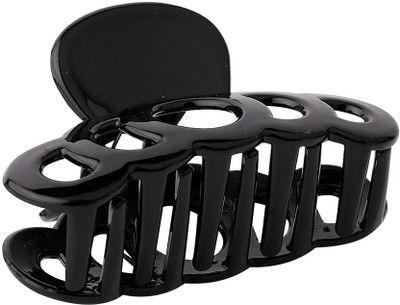 Voylla Multi-Circle Black Hair Clip Hair Claw(Black)