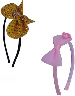 

Trendeela.com Feriha Hair Band(Yellow, Pink)