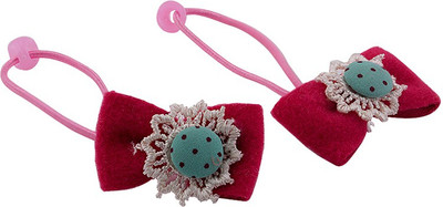 

Voylla Cute Pink Hair Band Pair Hair Band(Pink)