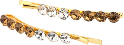 

Voylla Duet Bold Hair Clip Hair Pin(Gold)