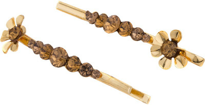 

Voylla Dazzling Gold Hair clip Hair Pin(Gold)