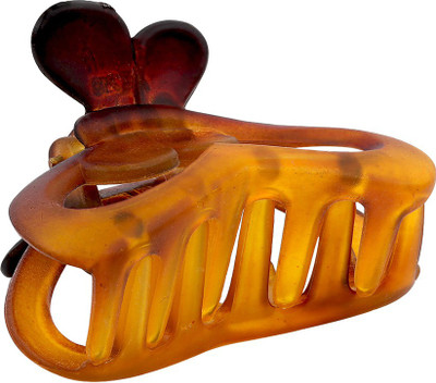 

Voylla Matte Brown Heart Hair Clip Hair Claw(Black)