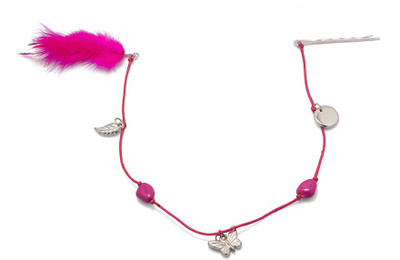 

Voylla Lovely Hair Pin In Pink Colour Hair Pin(Pink)