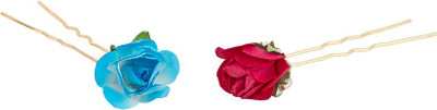 

Voylla Pretty Rose Hair Pin Bun Clip(Gold)