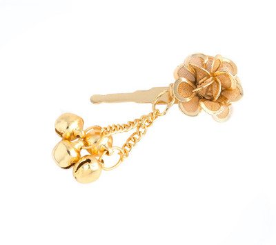 

Voylla Buttercup and Leaf Hair Clip Bun Clip(Gold)