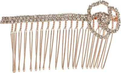

Prita Stone Hair Clip(Gold)