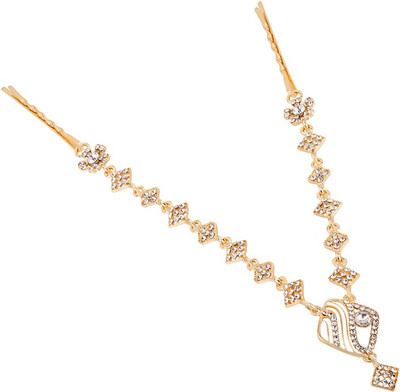 

Voylla Intricate CZ Juda Dangler Hair Pin(Gold)