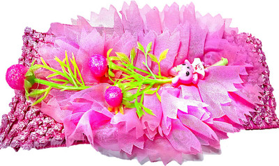 

Proplady Baby Floral Cutwork Head Band(Pink)