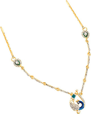 Voylla Peacock Juda Dangler Hair Pin(Gold)