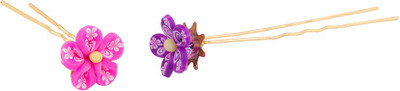 

Voylla Perfect Flower Hair Pin Bun Clip(Gold)