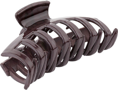 

Voylla Brown Roller Hair Jaw Clip Hair Claw(Brown)